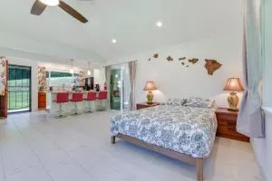 Bright Haiku Studio Patio and Rainforest View - Makawao