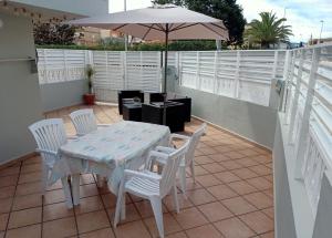 Gran Terraza cerca del mar.