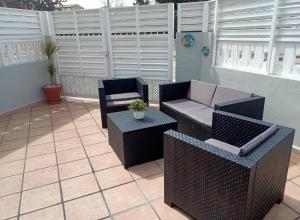 Gran Terraza cerca del mar.