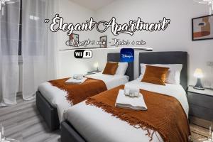 [Elegant Apartment] Airport 5min • A/C • Disney+