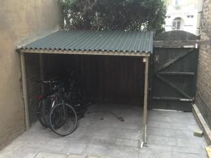 Ocean view double with ensuite, with access to private garden and bike store