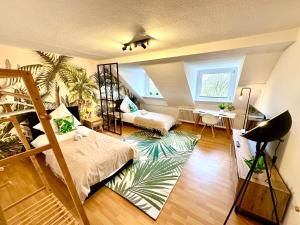 Dschungel Wohnung, geräumig, Netflix, Sonos, zentral