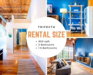 100 Year Old Historic Brick 2BR Loft High Ceiling3