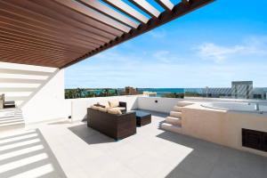 Akumal Skies Private Terrace W Jacuzzi W Sea Views Walk To Beach