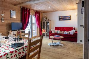 Appartements Charmant appartement dans chalet, coeur de Megeve : photos des chambres