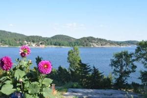 Underbart hus med fantastisk havsutsikt & nära till bad