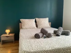 L'Émeraude, T3 élégant avec vue proche Centre et gare - Sainte-Colombe