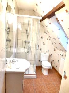 Maisons de vacances Maison spacieuse a Ingersheim avec vue sur la montagne : photos des chambres