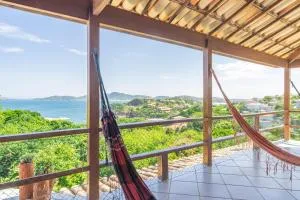 Vista panorâmica e praia a pé. - Búzios