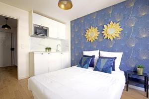 Appartements Equerre - Balcony studio near Buttes Chaumont : photos des chambres