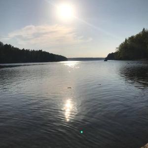Litet modernt fristående hus i Skärgården på Värmdö, Stockholm