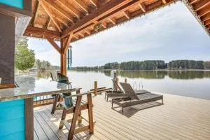 Waterfront Lake Gaston Home with Private Dock! - Littleton