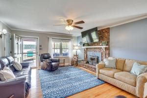 Waterfront Lake Gaston Home with Private Dock!