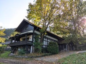 Blockhütte im Waldviertel