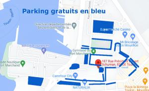 Spacieux appartement 90m2 4 chambres, proche mer, climatisation, tout confort