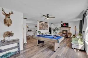 Pool Table - Game Room - Spacious Home in Poconos - Narrowsburg