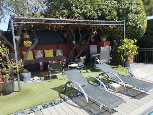 Maisons de vacances Les arbousiers : photos des chambres