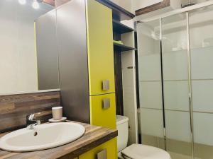 Studio 25m2, 4 pers cosy, design, avec parking privé