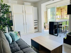Studio 25m2, 4 pers cosy, design, avec parking privé
