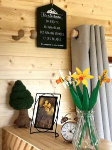Maisons de vacances La Tiny House, La Chandeleytte : photos des chambres