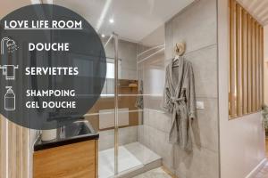 Appartements Love Life Room-Jacuzzi-Netflix-Acces-24/7-Prive : photos des chambres
