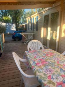 Mobil-home bord de mer