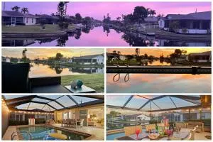 Serenity Waterfront Villa with King Suite, Private Pool, Great Lanai Enclosure and Long Water Views - 蓬塔戈尔达