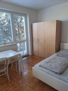 apartmán s krbem