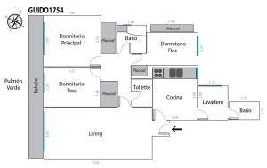 Luz, Verde y Paz en Recoleta 6 Personas