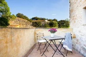 Mas Coquells Rural - Habitació doble amb bany i terrassa privada - Sant Llorenç de la Muga