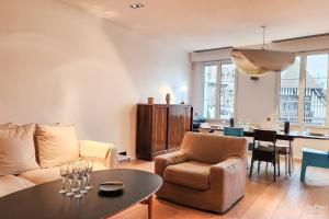 Appartements Superbe maison de standing-plein coeur de Deauville : photos des chambres