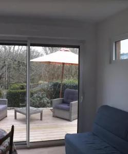 Maisons de vacances Charmante maison avec jardin a Guidel, proche nature : photos des chambres