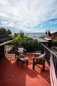 Ngahu alojamiento y desayuno con vista al mar en Rapa Nui