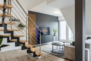 Roof-Suite 02 I Aufzug I BBQ I WiFi I Balkon I TV - Rietberg