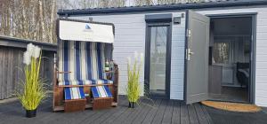 Mobilheim Marine Glück im Yachthafen Peenemünde