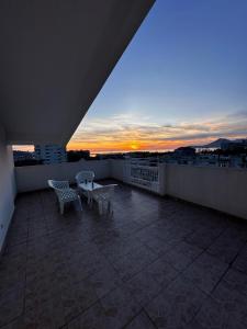 City apartment with the sea view