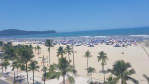 Apto Praia Grande frente ao Mar vista p Praia Kitao pé na areia Guilhermina