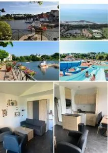 Appart. 6 pers. avec piscine - 塔勒蒙