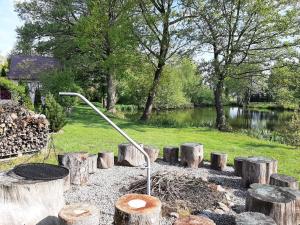 Ferienhaus in Zakrzewo mit Grill, Terrasse und Garten