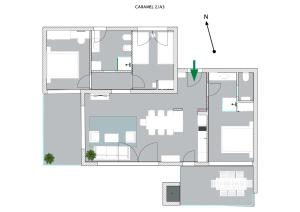 Exklusive Ferienwohnung mit Pool bis 7 Personen nur 60 m vom Strand