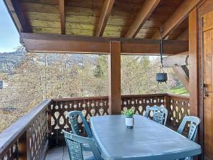 Appartement avec garage proches ski bus à Combloux - FR-1-560-126