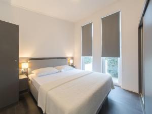 Modern chalet at the edge of a forest