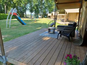 Safaritent op groen en kindvriendelijk park op de Veluwe