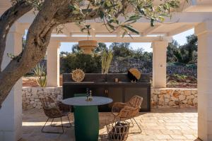 Trullo con vista mare e piscina riscaldata