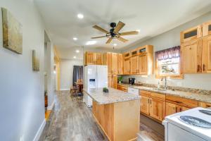 All-Season Seney Home w Private Yard & Fire Pit!