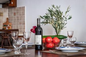 Skopelos port view home