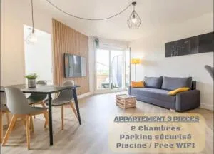 *T3*Toulouse Purpan+Parking+Piscine - Бланьяк