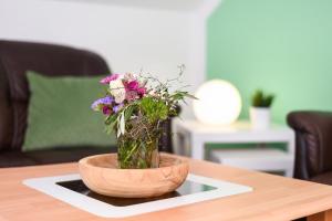 Ferienwohnung Morgenrot im Haus Auszeit Crusoh