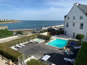 DUPLEX VUE MER - Plage à 100m- 4 lits - parking sous sol - Plouhinec