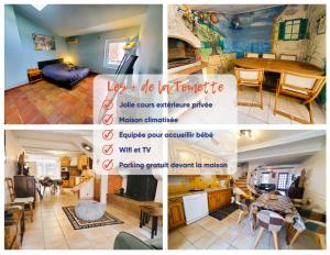 Maisons de vacances Agreable maison de ville avec patio : photos des chambres
